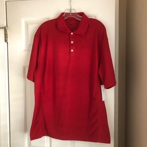 NWT Red Nike Golf Polo